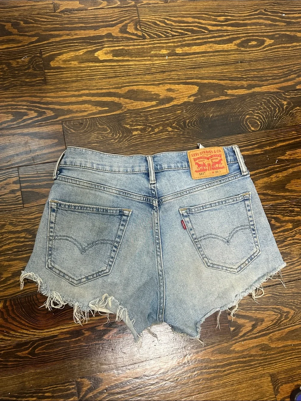 Levi’s distressed grunge Jean shorts